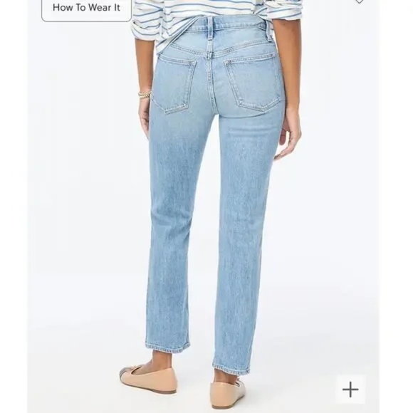 J. Crew Slim boyfriend Women Jeans 31 NWT - Picture 8 of 8